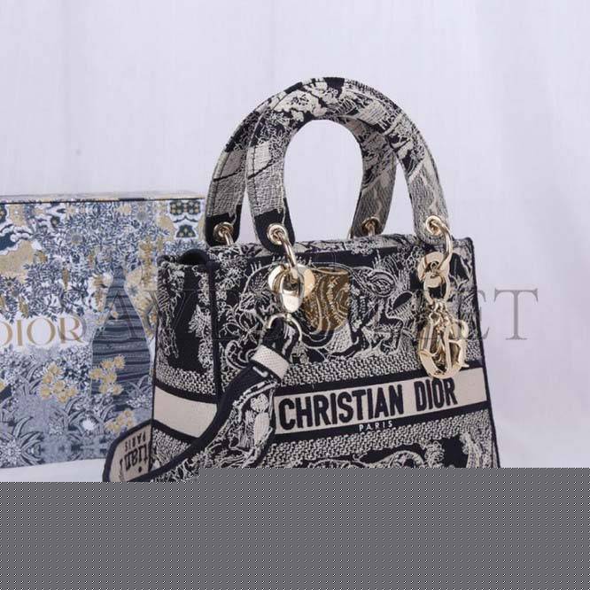 D*or medium lady d-lite bag m0565otdt_m808 (24cm*20cm*11cm)